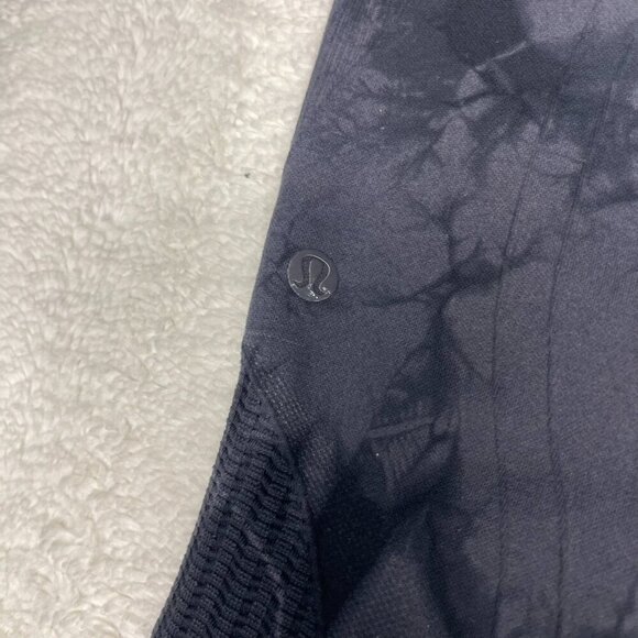 Lululemon Flow and Go Cropped Leggings 8 Seamless High Rise Gray Compression - Picture 4 of 5